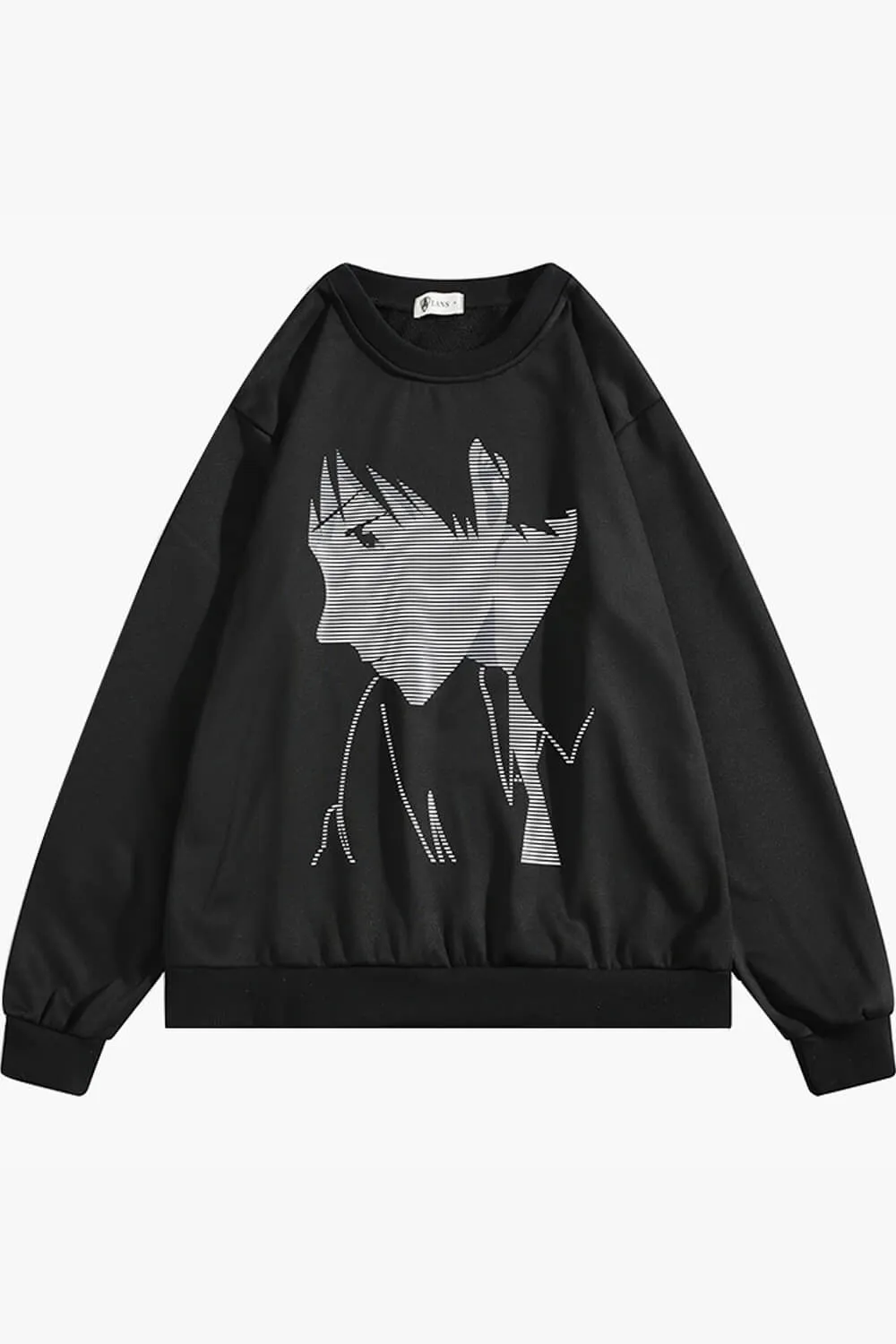 Animecore Wave Aesthetic Sweatshirt