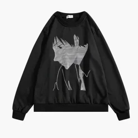 Animecore Wave Aesthetic Sweatshirt