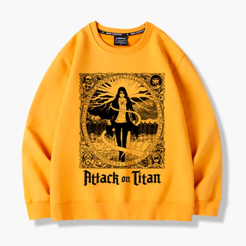 Attack on Titan Eren Yeager Tree of Life Sweatshirt