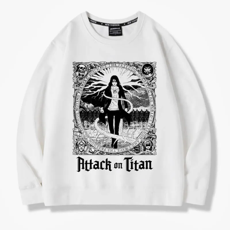 Attack on Titan Eren Yeager Tree of Life Sweatshirt