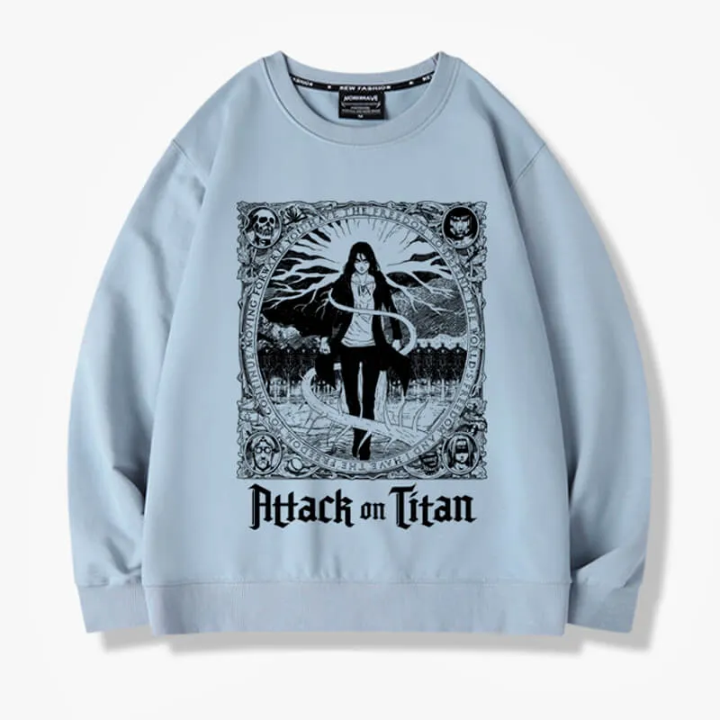Attack on Titan Eren Yeager Tree of Life Sweatshirt