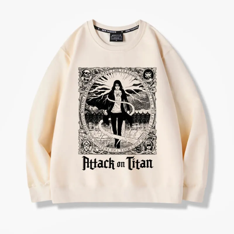 Attack on Titan Eren Yeager Tree of Life Sweatshirt