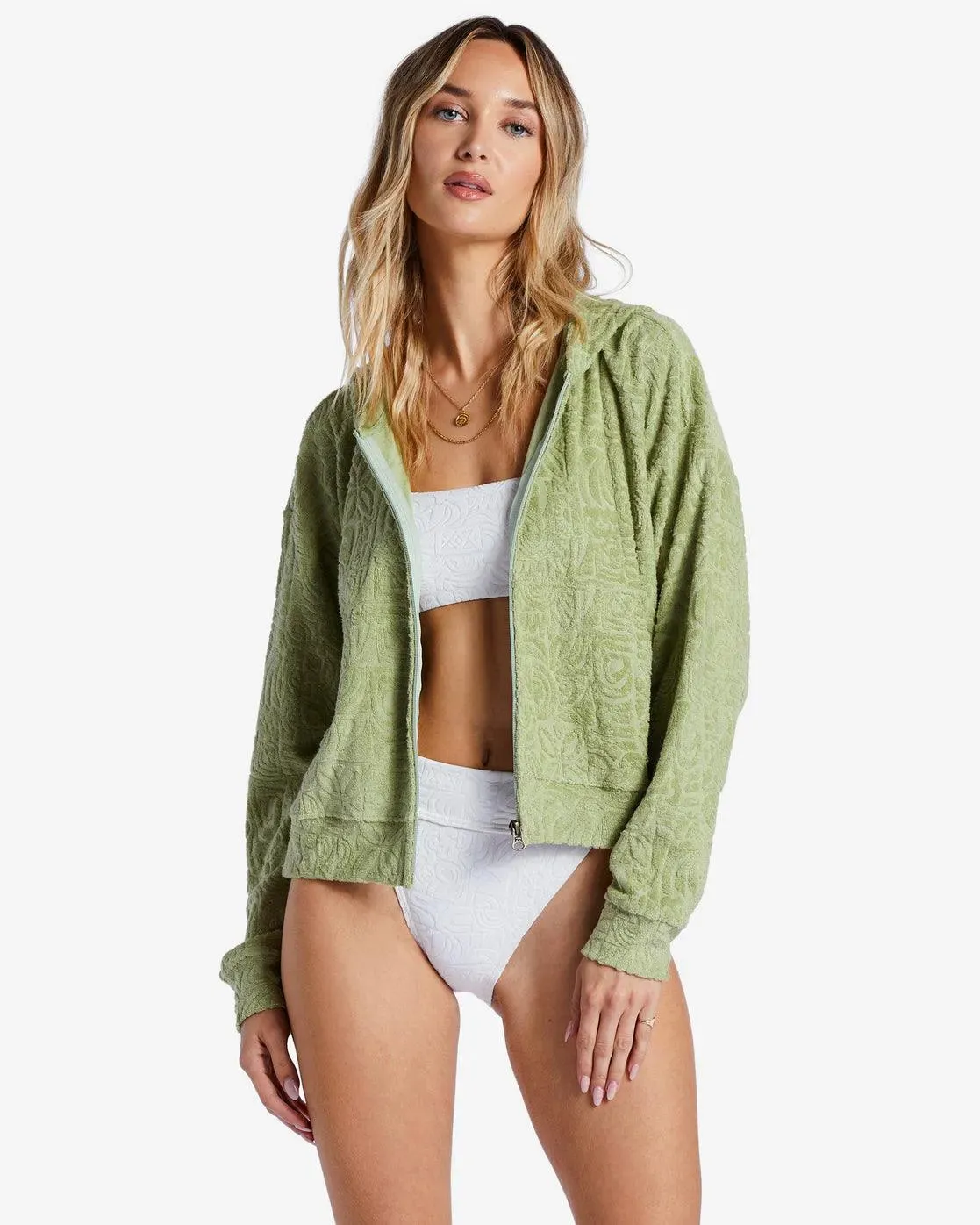 Billabong Women's Beach Breeze Zip Hoodie Final Sale