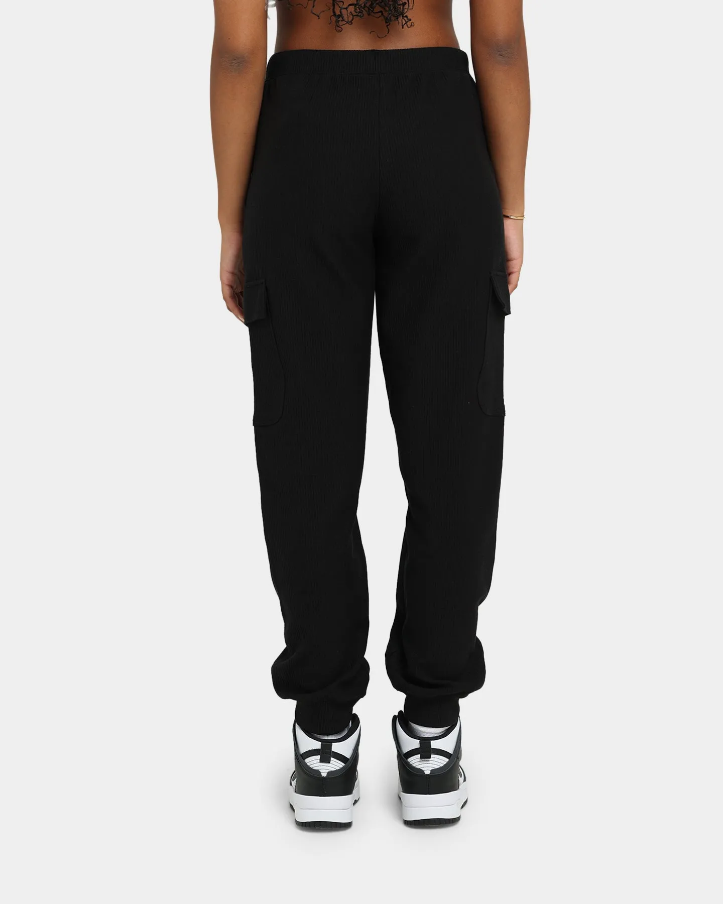 Champion Women's Flatback Rib Joggers Black