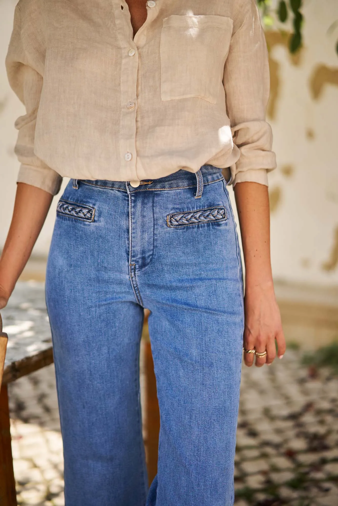 Oraije Wide-Leg Jeans Fiona
