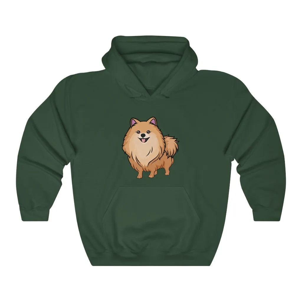 Pomeranian Unisex Heavy Blend™ Hooded Sweatshirt, Made in USA