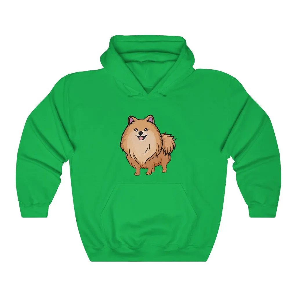 Pomeranian Unisex Heavy Blend™ Hooded Sweatshirt, Made in USA