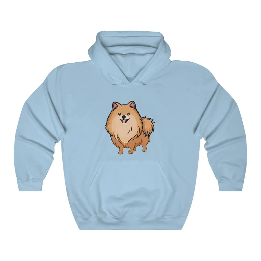 Pomeranian Unisex Heavy Blend™ Hooded Sweatshirt, Made in USA