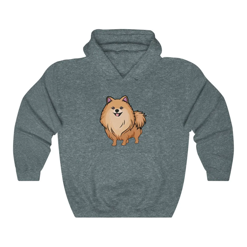 Pomeranian Unisex Heavy Blend™ Hooded Sweatshirt, Made in USA