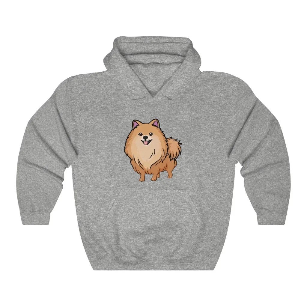 Pomeranian Unisex Heavy Blend™ Hooded Sweatshirt, Made in USA
