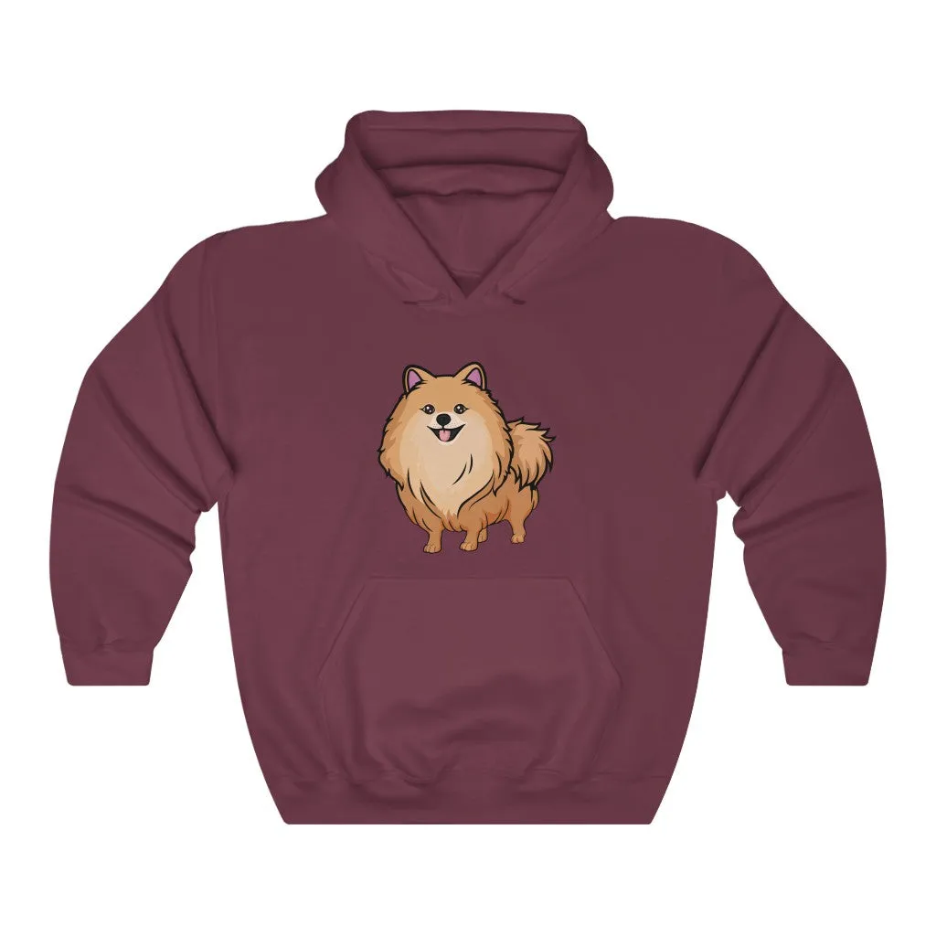 Pomeranian Unisex Heavy Blend™ Hooded Sweatshirt, Made in USA
