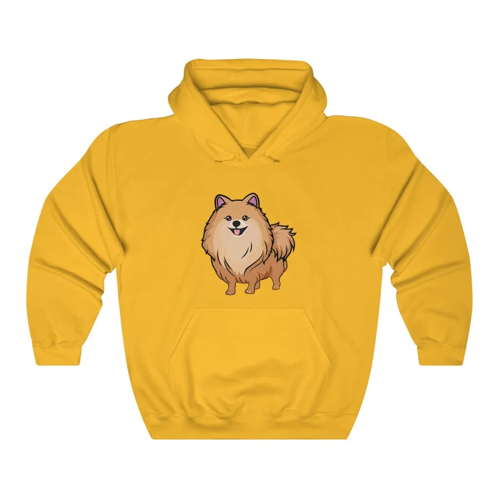 Pomeranian Unisex Heavy Blend™ Hooded Sweatshirt, Made in USA