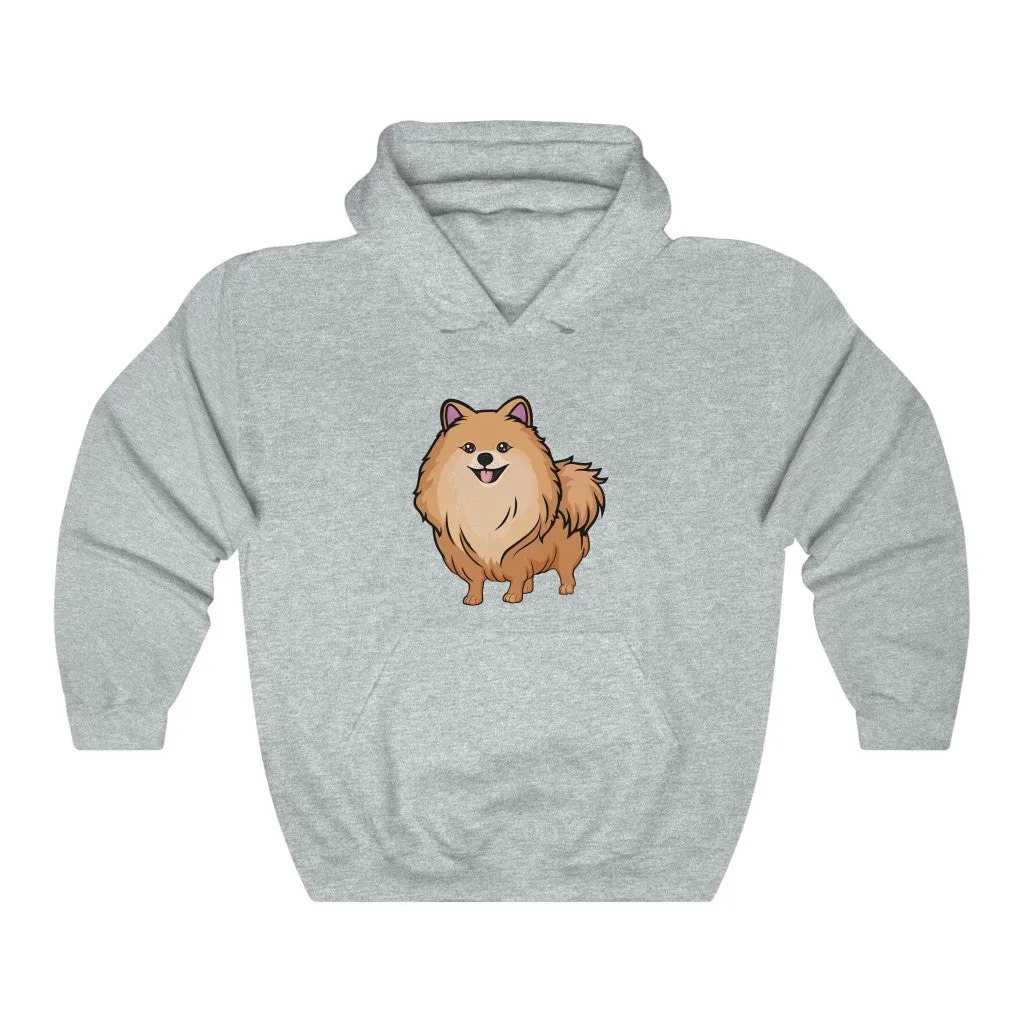Pomeranian Unisex Heavy Blend™ Hooded Sweatshirt, Made in USA