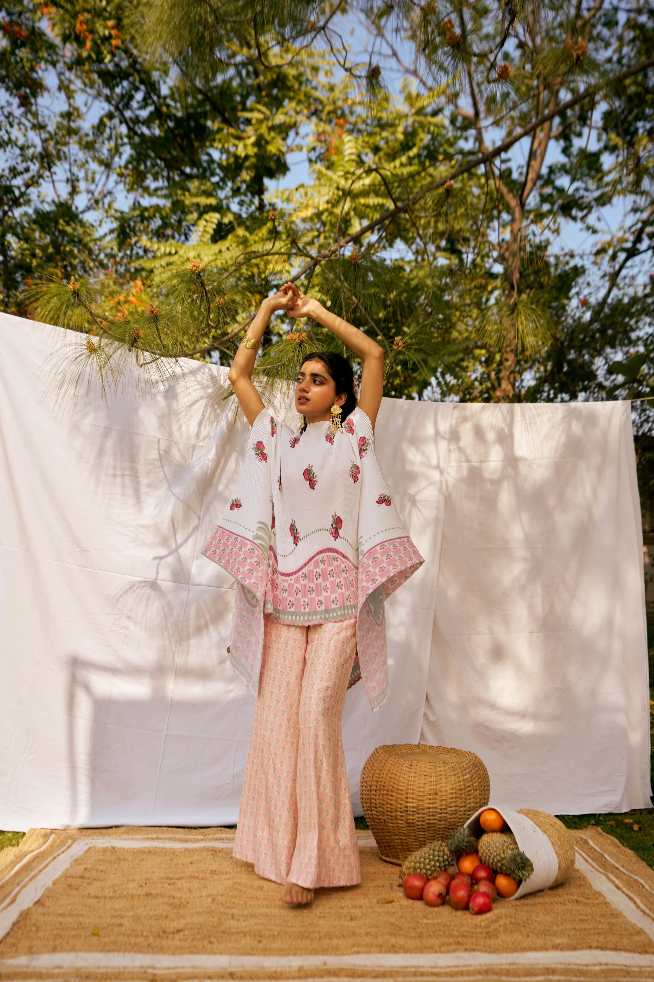 Rouge Pomme Kimono Cape