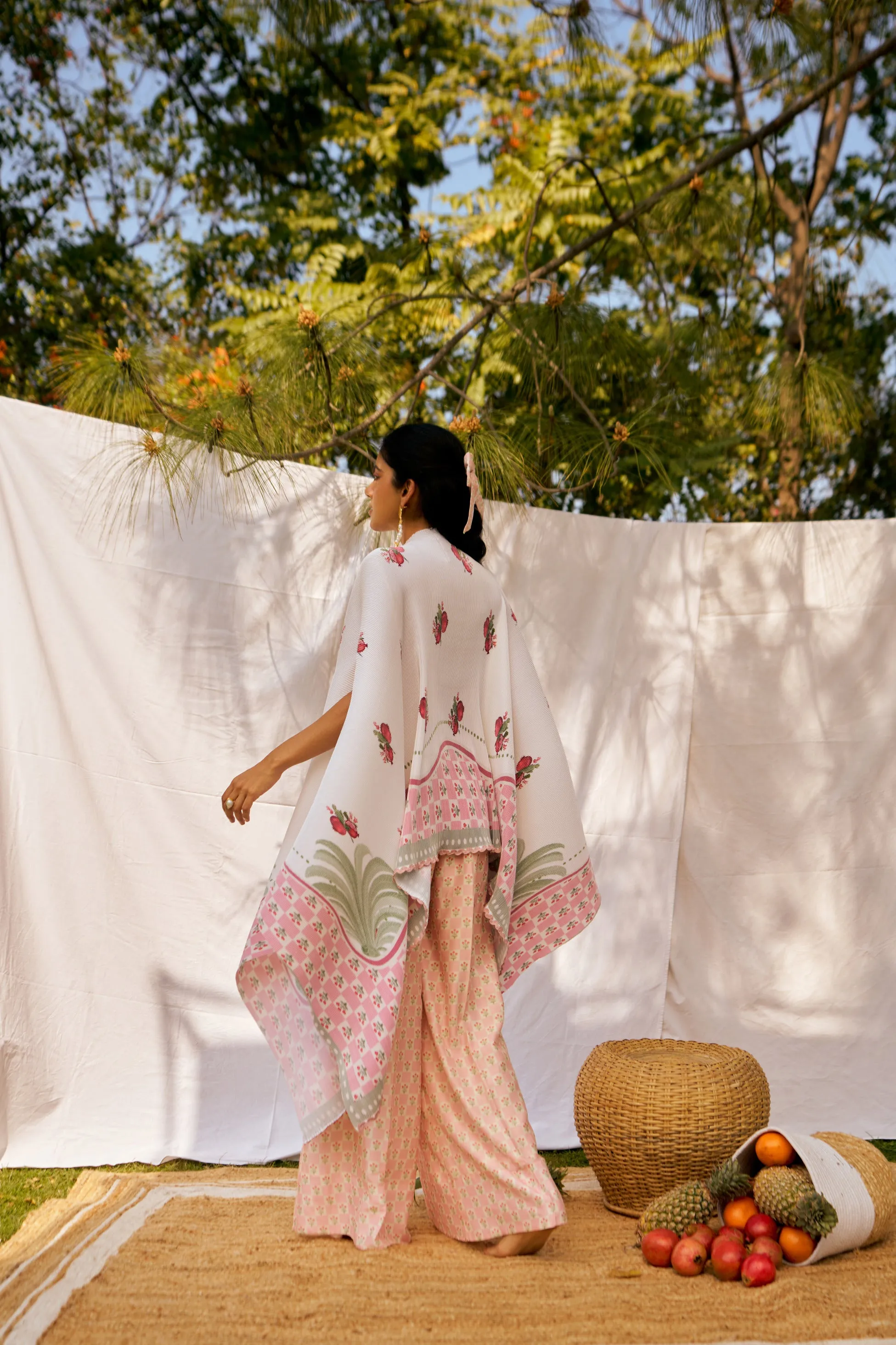 Rouge Pomme Kimono Cape