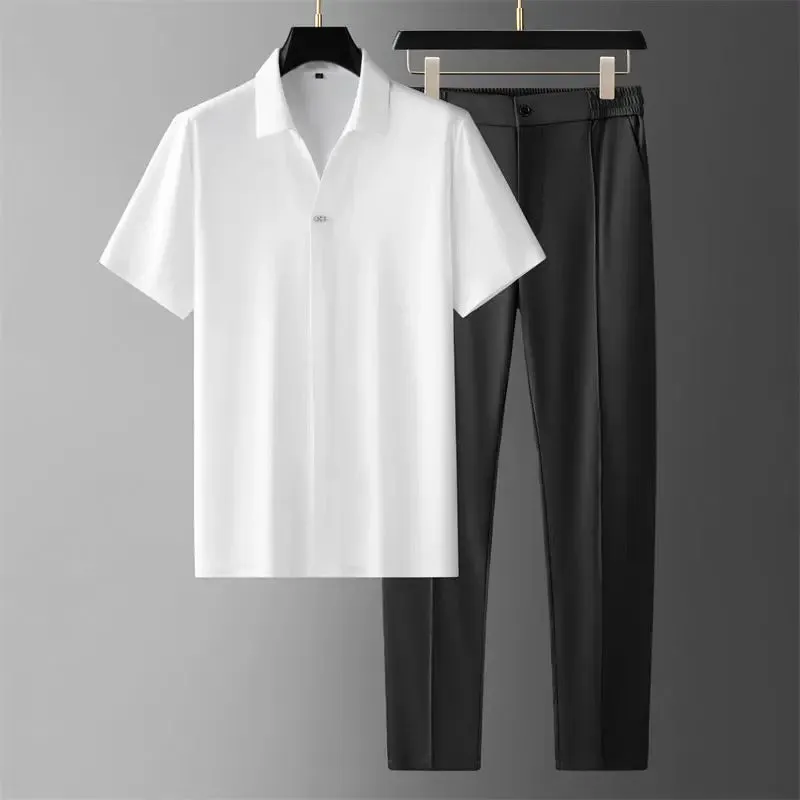 Vera | Short-Sleeve Polo Two-Piece Set