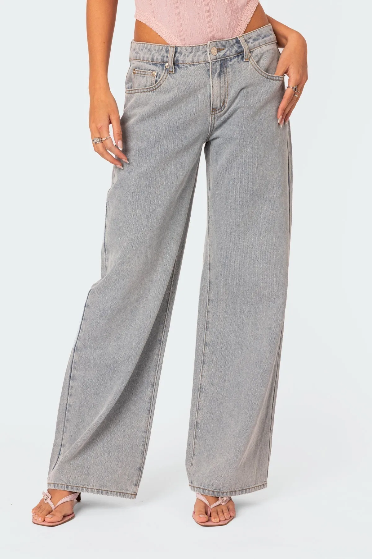Vera | Stylish Loose Fit Bow Detail Trousers