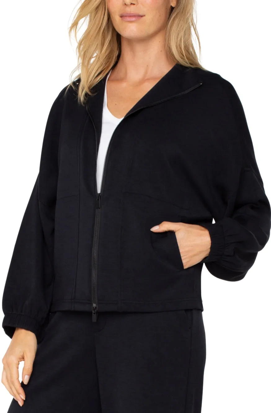 Zip Up Funnel Neck Jacket
